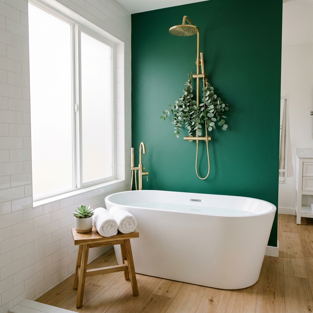 Salle de bain immaculée, nettoyage professionnel à Saint-Genis-Pouilly